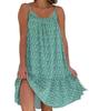 5XL Plus Size Floral Print Strappy Dress, 2023 European & American Style