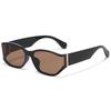 Hot-Selling Curved Glasses Cat Eye Sunglasses Women'S High-End Fashion Uv-Proof Sunglasses Sunglasses