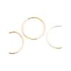 Nuovo Anello al Naso in Argento Sterling 925 Placcato Oro 14K Moda Piercing Importazione Anello al Naso Placcato Oro India Stud al Naso Stud al Naso Non Allergico