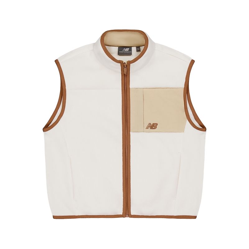 New Balance Kids Vests Stand Collar Moderate 7JF41103- BEI 130