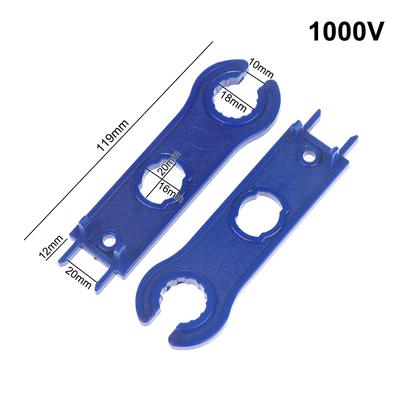 2 Piezas Herramientas de Desconexión de Conectores de Panel Solar Mc4 Llave para Conectores Solares Plástico Bolsillo Herramientas de Montaje de Conectores Solares
