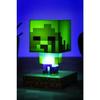 Lampe de chevet - minecraft - icône zombie - couleur verte - 1 ampoule - intérieur