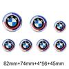 For BMW E81  7Pcs Car Hood Front Rear Trunk Emblem Badge For BMW 50th Anniversary Edition E36 E46 E53 E90 E60 E93 E87 G01 G20 X3 X5 F30 F20