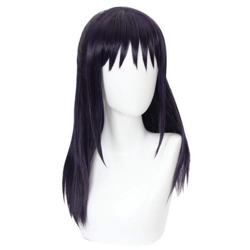 Длинный темно-фиолетовый парик 60 см — фото 3