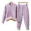 Yalu Men's & Women's Lamb Wool Thermal Underwear Set