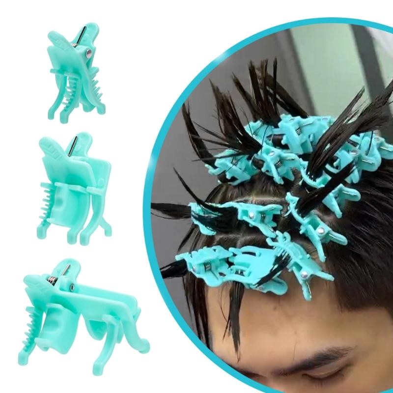 Portable Hair Voluming Clip Men's Perm Clips Hair Styling Tools Hair Perm Insulation Clips 25Pcs Volumizing Hair Clips