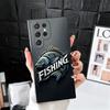 Nash Fishing Fish Mark Soft Phone Case for Samsung Galaxy S26 S25 Edge S24 Ultra S23 Plus S22 S21 FE S20 Black Cover Back Shell