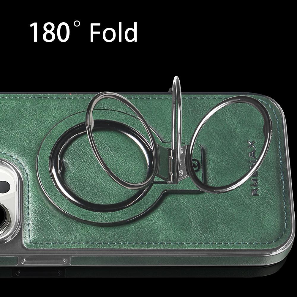 RMBMAX For iPhone 14 Pro Electroplated Kickstand Magnetic Phone Case