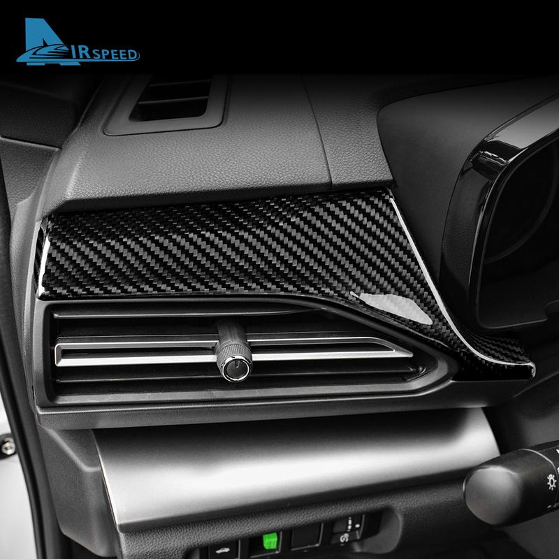 For Subaru Crosstrek 2024 WRX/WRX STI Real Hard Carbon Fiber Main Driver's Left Trim Sticker Interior Car Accessories