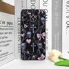 Vintage Gothic Pink Bow Skull Cross Pattern Phone Case for Huawei Nova 13 12 11 Pro 10 SE Mate 40 60 Pro+ P60 P50 P40 Soft Cover