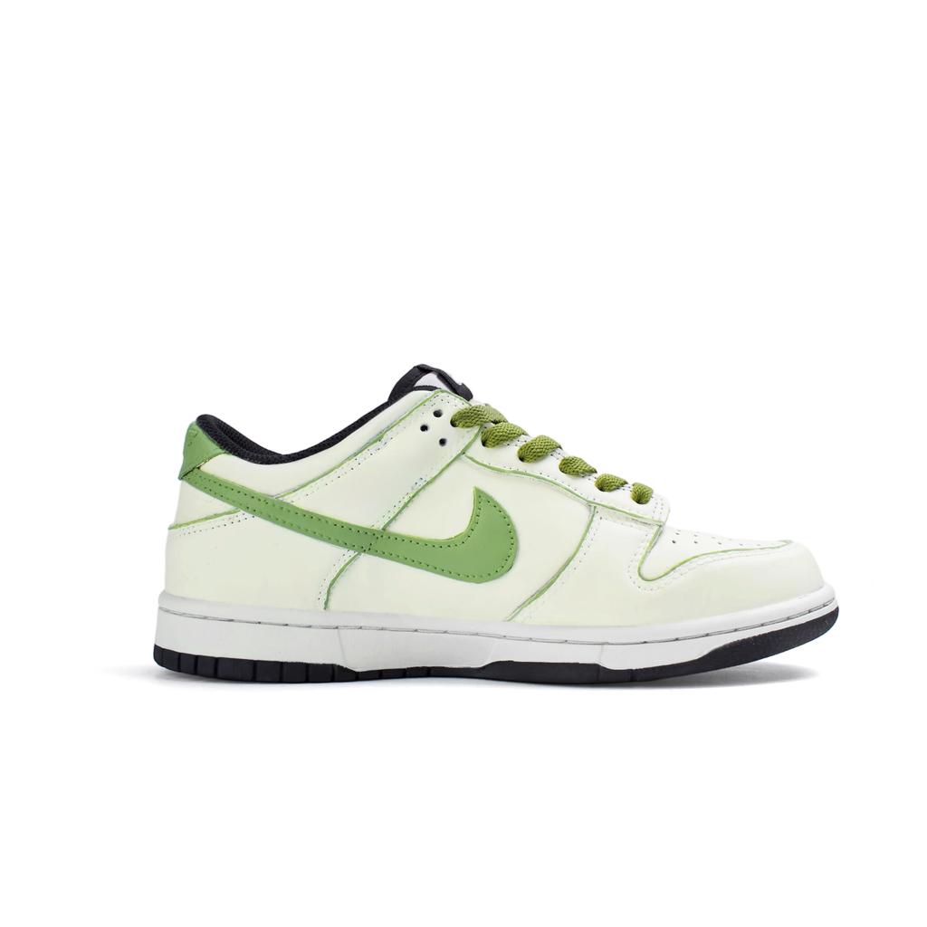 Nike Dunk Abrasion Resistant Abrasion Resistant Low top Skateboard Shoes Unisex White Green HF5441-100(Team189-)