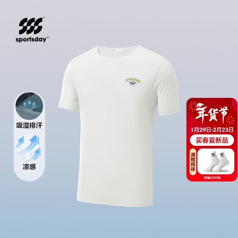 

HLA Men s Sporty Cool-Touch Printed Short-Sleeve T-Shirt M