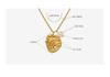 Abstract Art Irregular Pendant Freshwater Pearl Necklace for Women - Gold-Plated Titanium Steel