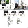 Motorcycle Rear Trunk Lock Cylinder Scooter Fitting Accessories Replacement 20mm Flat