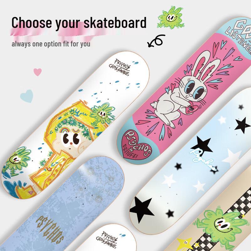 Psychos Pro Skateboard for Beginners