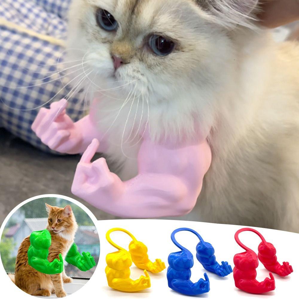 Lightweight Cat Neck Arm with Muscle Adjustable Cat Fist Hulk Arm  Halloween