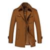 Autumn and Winter Woolen Coat Men's Slim-fitting Large-size Trench Coat Men's Thickened Woolen Coat Woolen Coat Men