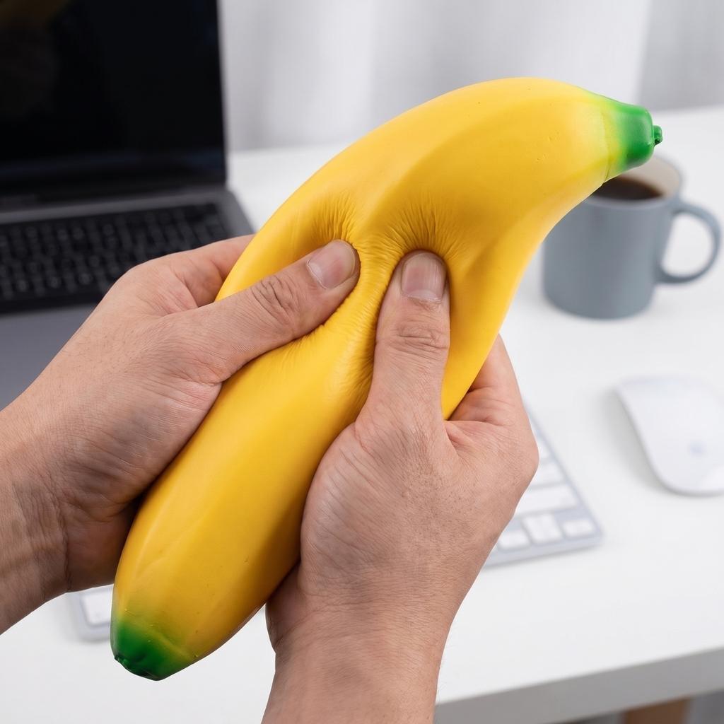 42cm Large Shaped Stress Toy Soft Squeezable Simulation Design for Relaxation and Sensory Play