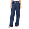 European & American Women's High-Waisted Personality Straight-Leg Jeans