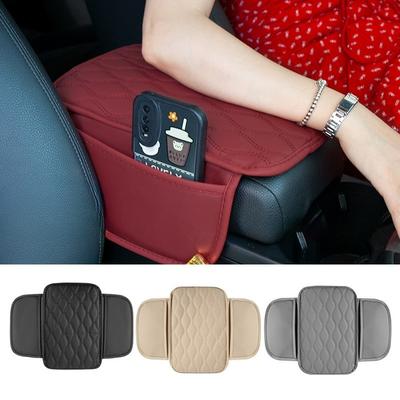 Захисне покриття центральної консолі автомобіля, накладка на підлокітник, подушка в ящик з кишенею, килимок на підлокітник, підтримка для ліктя, сховище, універсальне для всіх сезонів