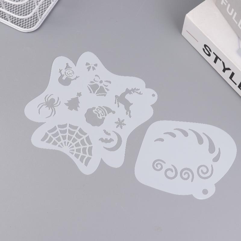 Face Paint Stencils Professional Body Art Paint Stencils Reusable For Adults Kids Easily Use Templates For Parties Makeup Tools