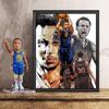 Brangdy Stephen Curry Autographed Framed Poster