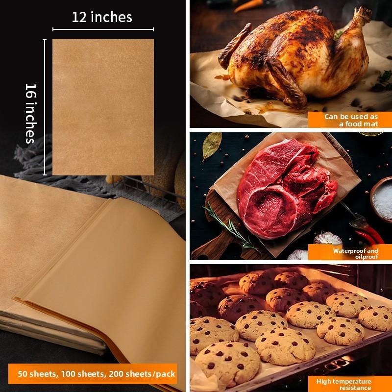 Baking Paper With Doublesided Silicone Oil For Oven And Food Packaging Home Use