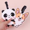 1Pc Luggage Tag Cute Corgi Panda Suitcase Portable Travel Label Accessories