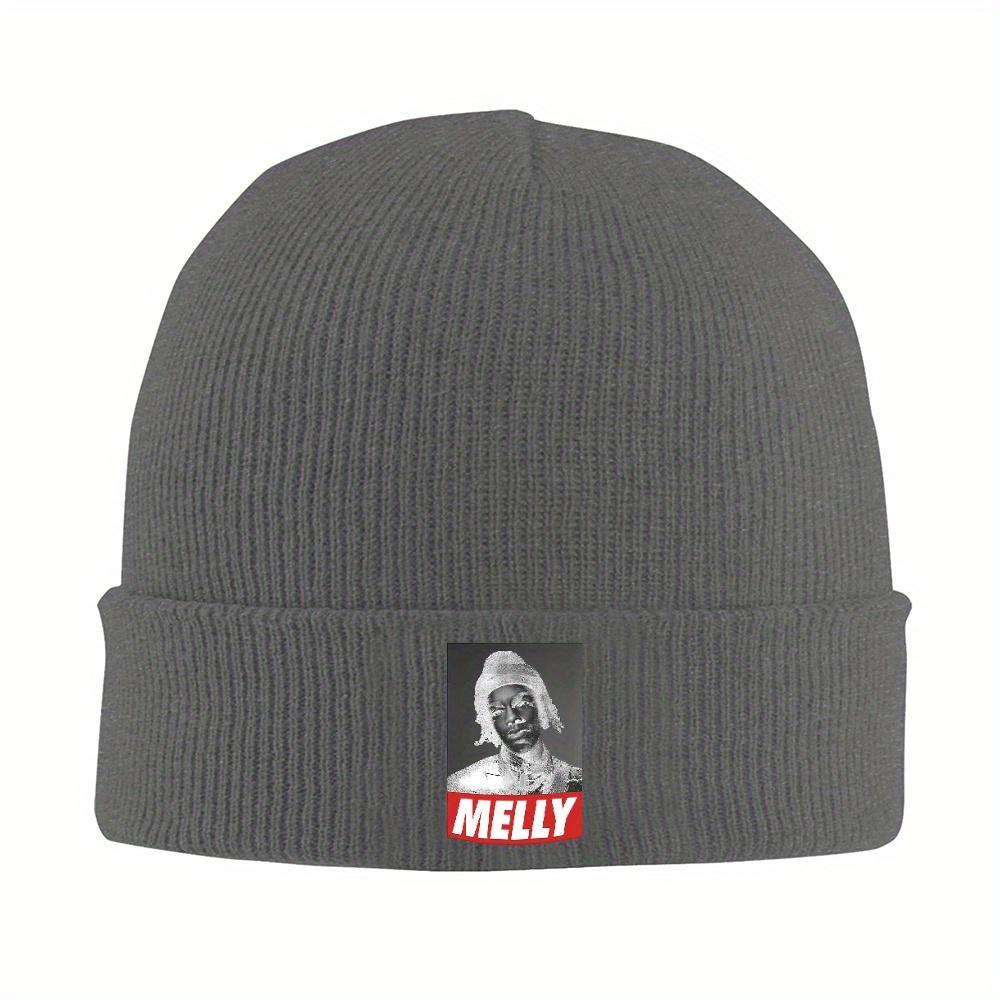 1pc Ynw Music Melly Knit Hat Beanies Winter Hat Warm New Rock Hip Hop Cap Unisex Women