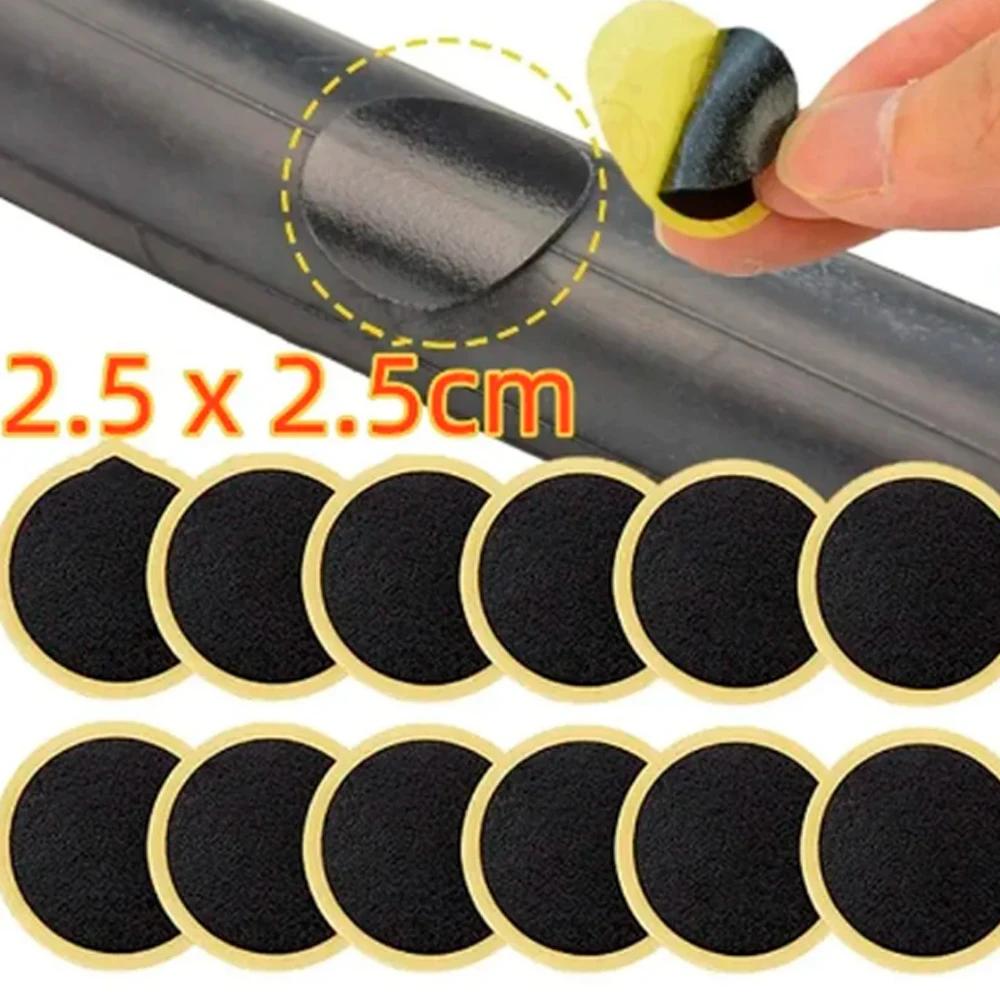 50 30 20 10PCS Bicycle Glue Free Tire Patches Quick Repair Tyre Protection Adhesive Drying Bike Tool