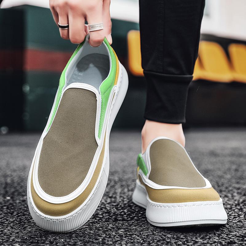Trend Canvas Men’s Shoes Summer Comfortable Slip On Walking Sneakers Men Espadrilles Fisherman Shoes Male Fashion Men Loafers