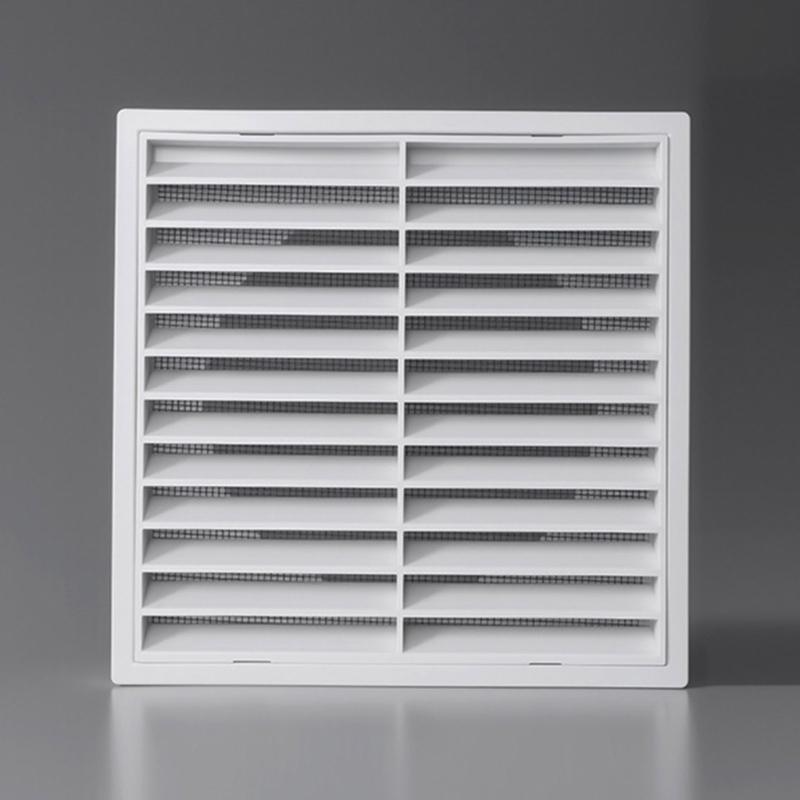 Square Diffuser Ducting Ventilation Cover with Screen Mesh Air Vent Cover for Bathroom Office Kitchen Ventilation