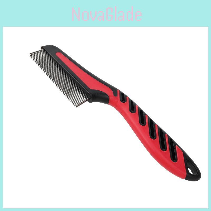 Pet Grooming Comb For Cats And Dogs Effective Flea Removal And Tangle-free Coat