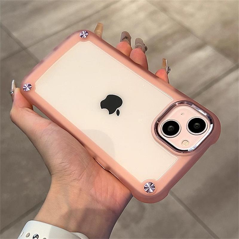 Luxury Rugged Heavy Duty Bumper Case For iPhone 15 14 12 11 13 Pro Max X XS XR 7 8 Plus SE Hybrid Shockproof Armor Clear Cover