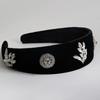 SCHO JEWELRY Lana Royal Wide Black Hairband
