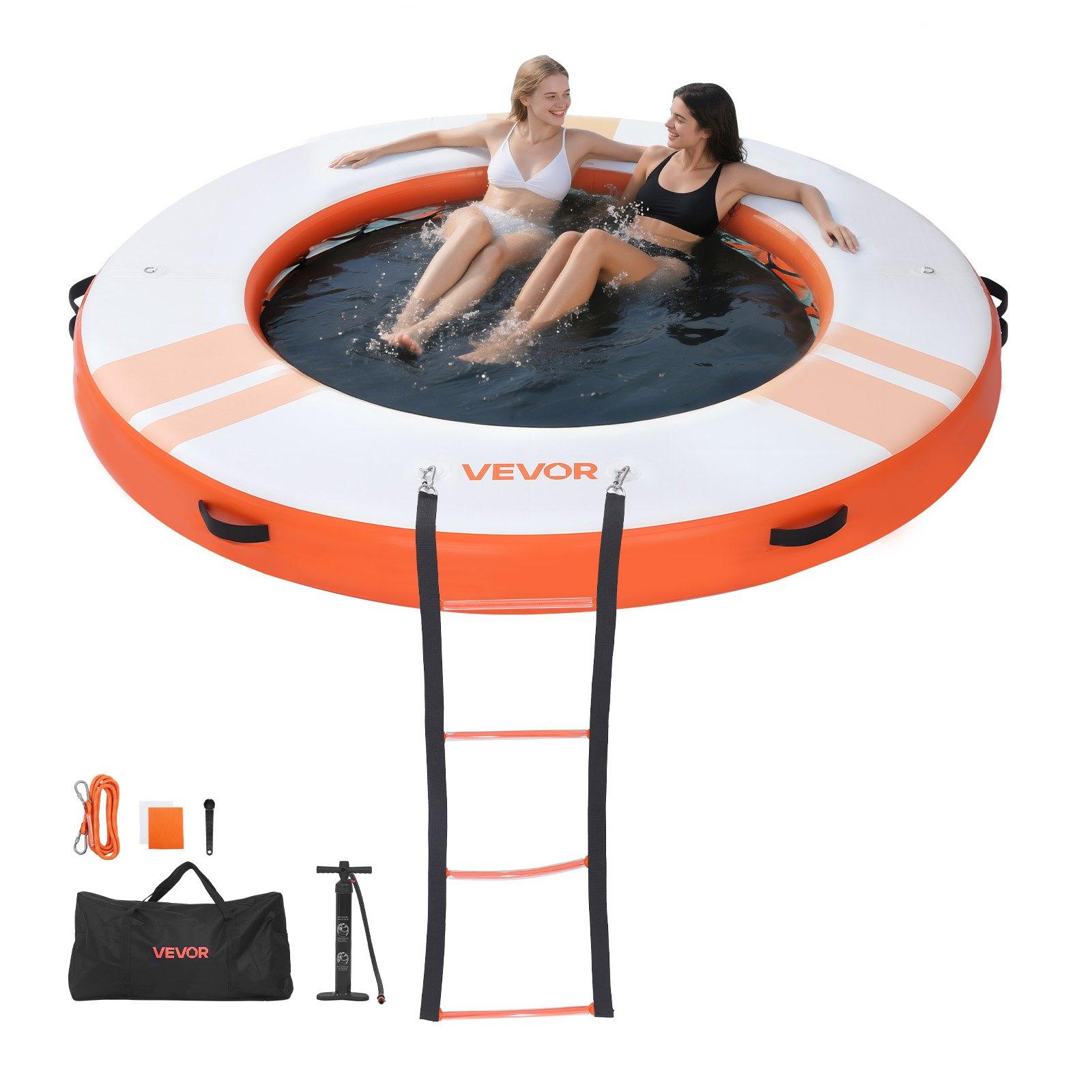 VEVOR Inflatable Floating Dock, 2.44