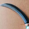 All-Steel Small Scythe with Wooden Handle & Serrated Blade - Ideal for Grass Cutting & Weeding 