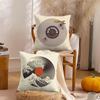 Music CD Cushion Cover Soft Plush Throw Pillow Cover  DoubleSided Decorative Cushion Case  Sofa Bedroom Home Decor