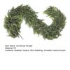 Christmas Garland Artificial Realistic Soft Thickness Green Faux Cedar Pine Wreath Indoor Outdoor Holiday Decor