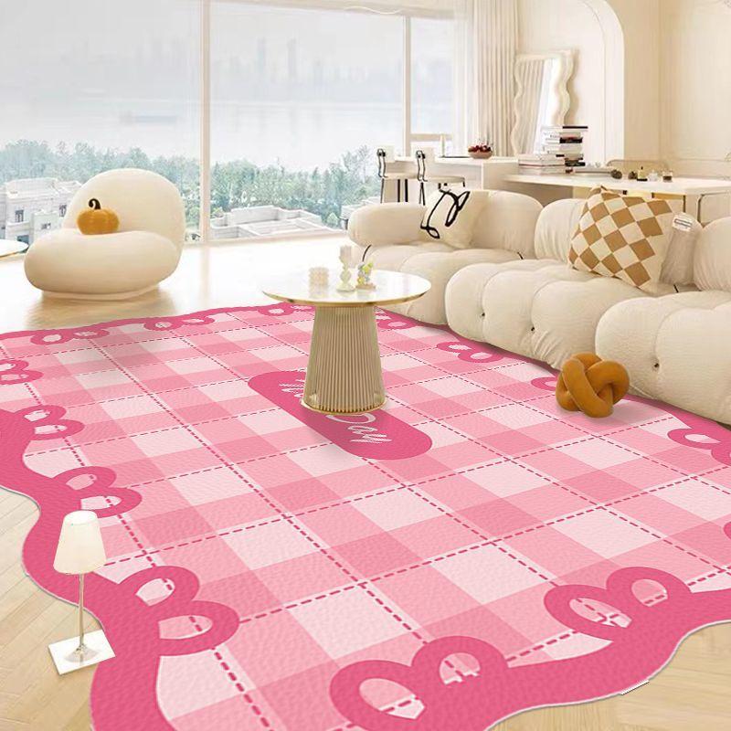 Cartoon Wohnzimmerteppich Niedlicher Couchtischteppich Wohnstil Unregelmäßig Große Fläche Schlafzimmer Voller Bodenmatte