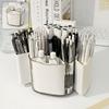 Pencil Case 360° Rotating Pen Holder Large Capacity Makeup Brush Holder  School Office