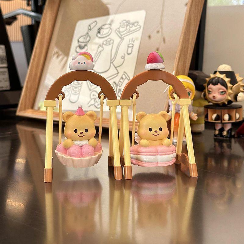 Butterbär Schwingendes Plüschtier: Niedliches Heilornament und Geburtstagsgeschenk