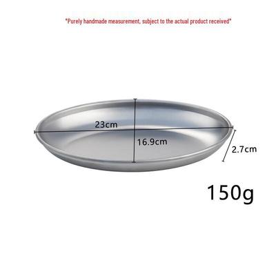 ZISIZ Edelstahl Ovale Fischplatte
