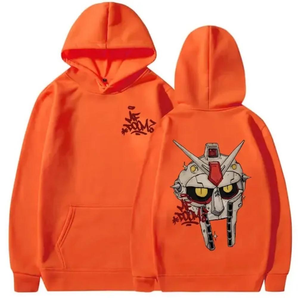 Rapper Mf Doom Madlib Madvillain Cartoon Metalen Masker Grafische Hoodie Mannen Vrouwen Casual Oversized Sweatshirt Heren Hoodies
