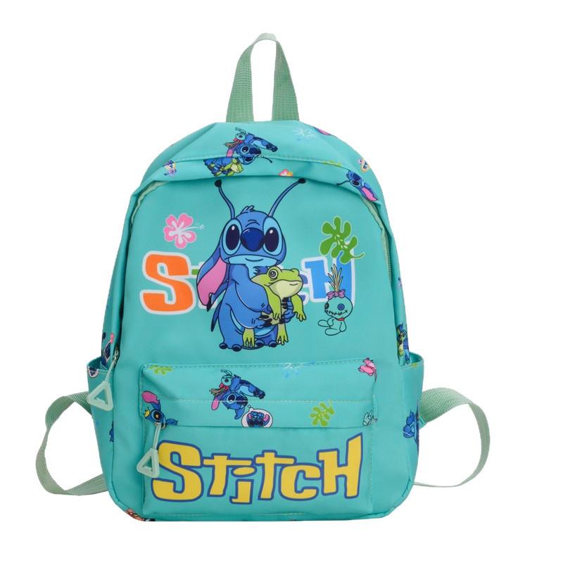 Angel Cute Lilo Beach Frog Cartoon Printed Children Backpack For Daily