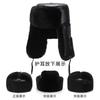 Hat men keep warm in winter, thickened ear protectors, elderly hats, military hats, middle and old cotton hats, outdoor cold protection and warmth