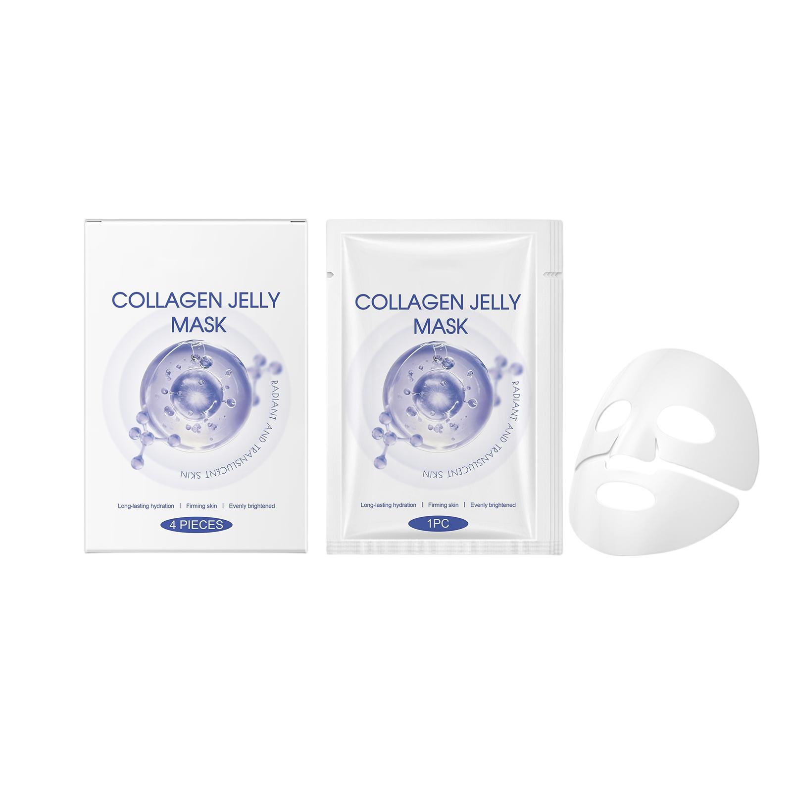 

Collagen Moisturizing Mask Brightens Skin Tone, Anti-wrinkle, Hydrating And Moisturizing Peel-off Mask.5ML One Size белый