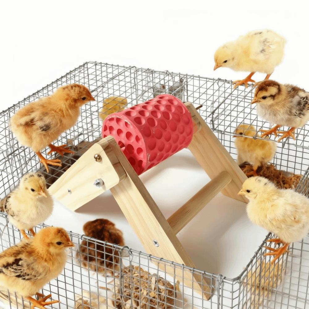 Bite Resistant Chicken Beak Grinding Stone Chicken Training Perch  Poultry Enrichment розовый