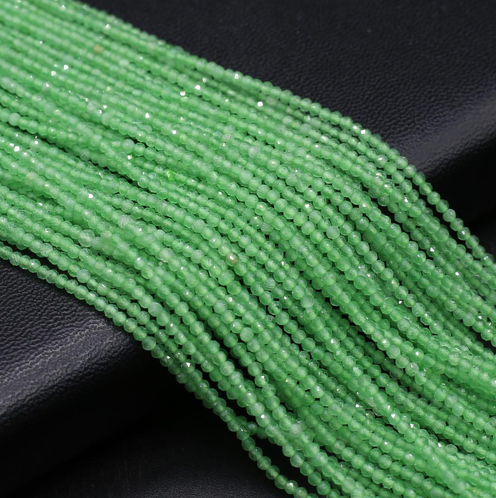 Naturstein facettierte Perlen Opal Isolation Perlen Charms für Schmuckherstellung DIY Halskette Armband Ohrringe Zubehör Größe 3 mm