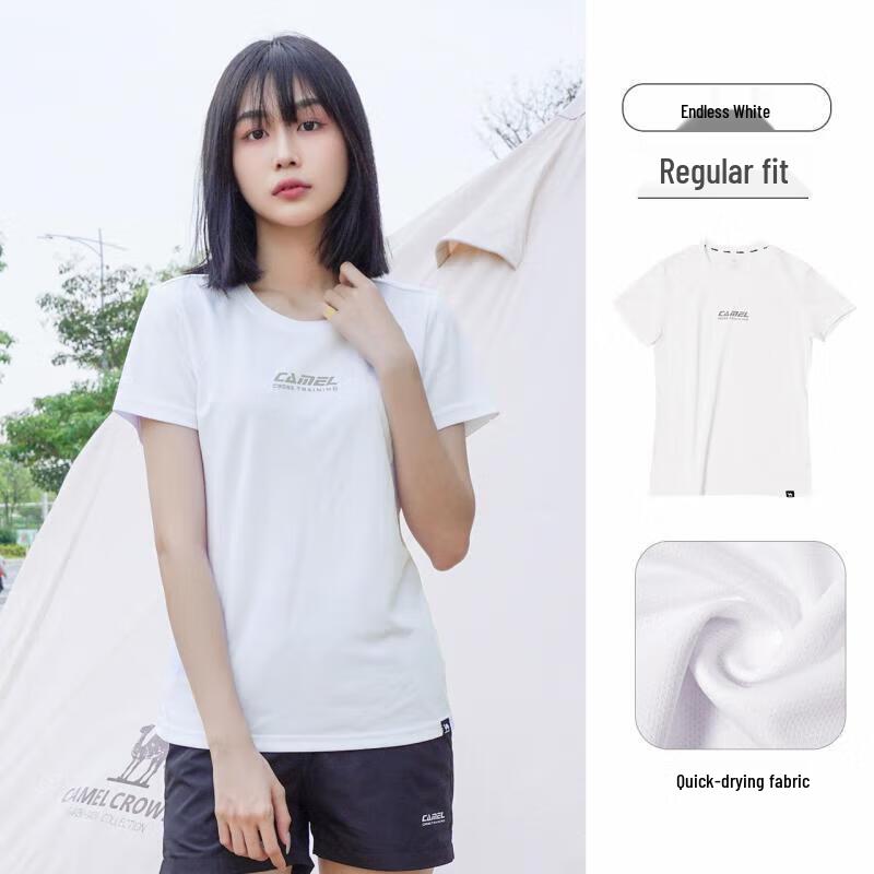 Camel Women s Cool-Feel Breathable Running T-Shirt XL